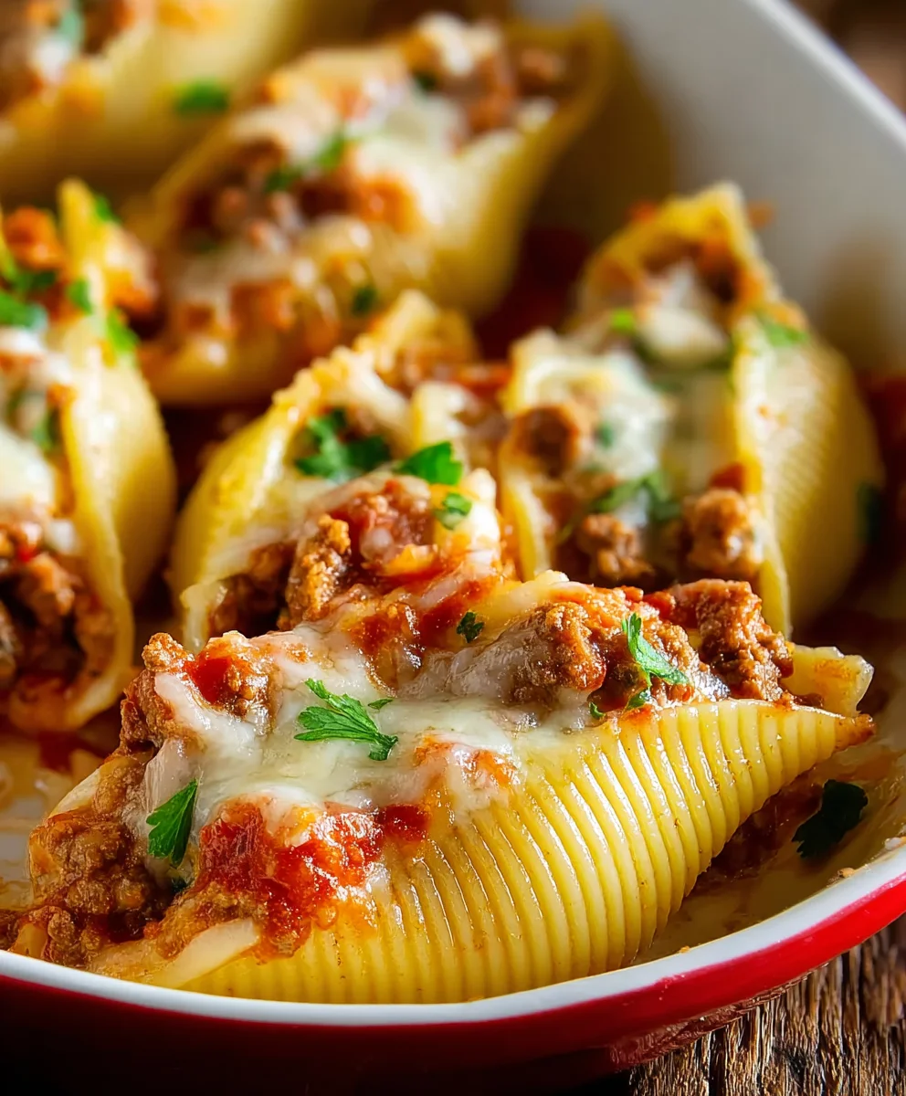 Easy Taco Stuffed Shells - Beefy Family Dinner