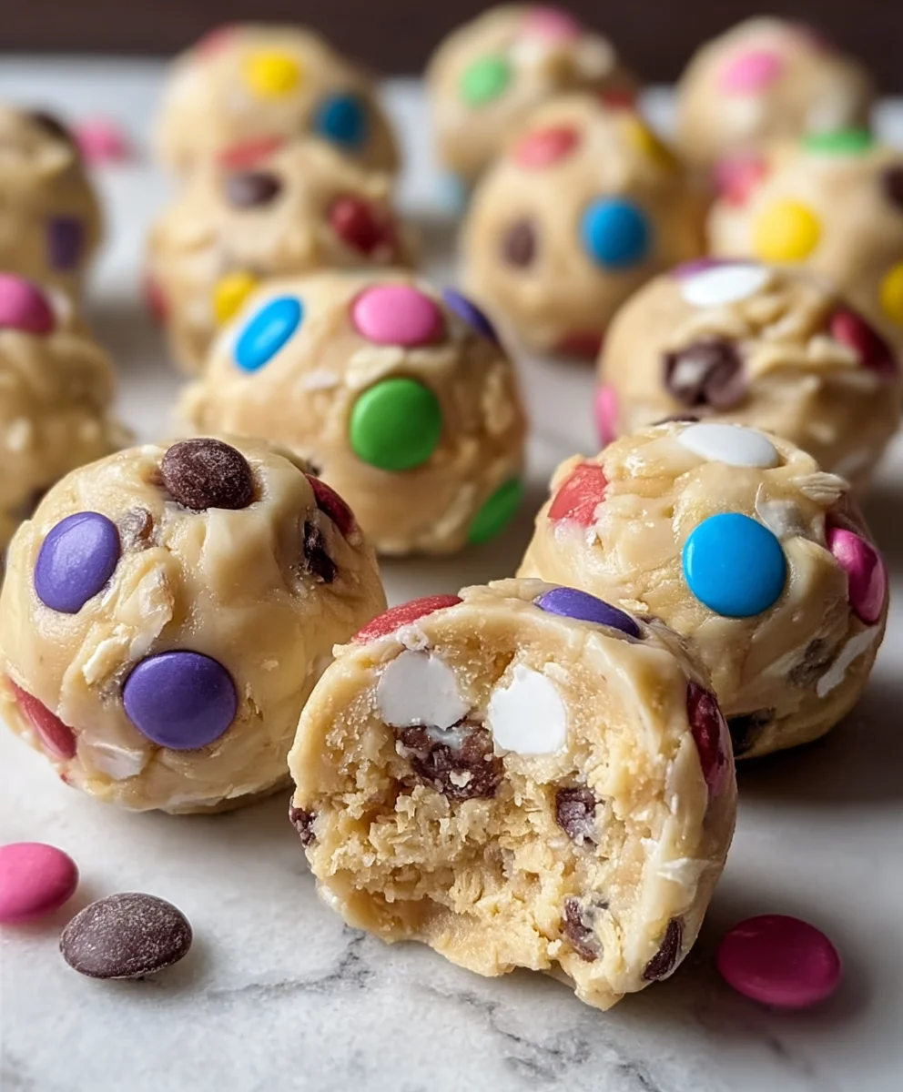 Easter Egg Cookie Dough Bites-No-Bake Treats