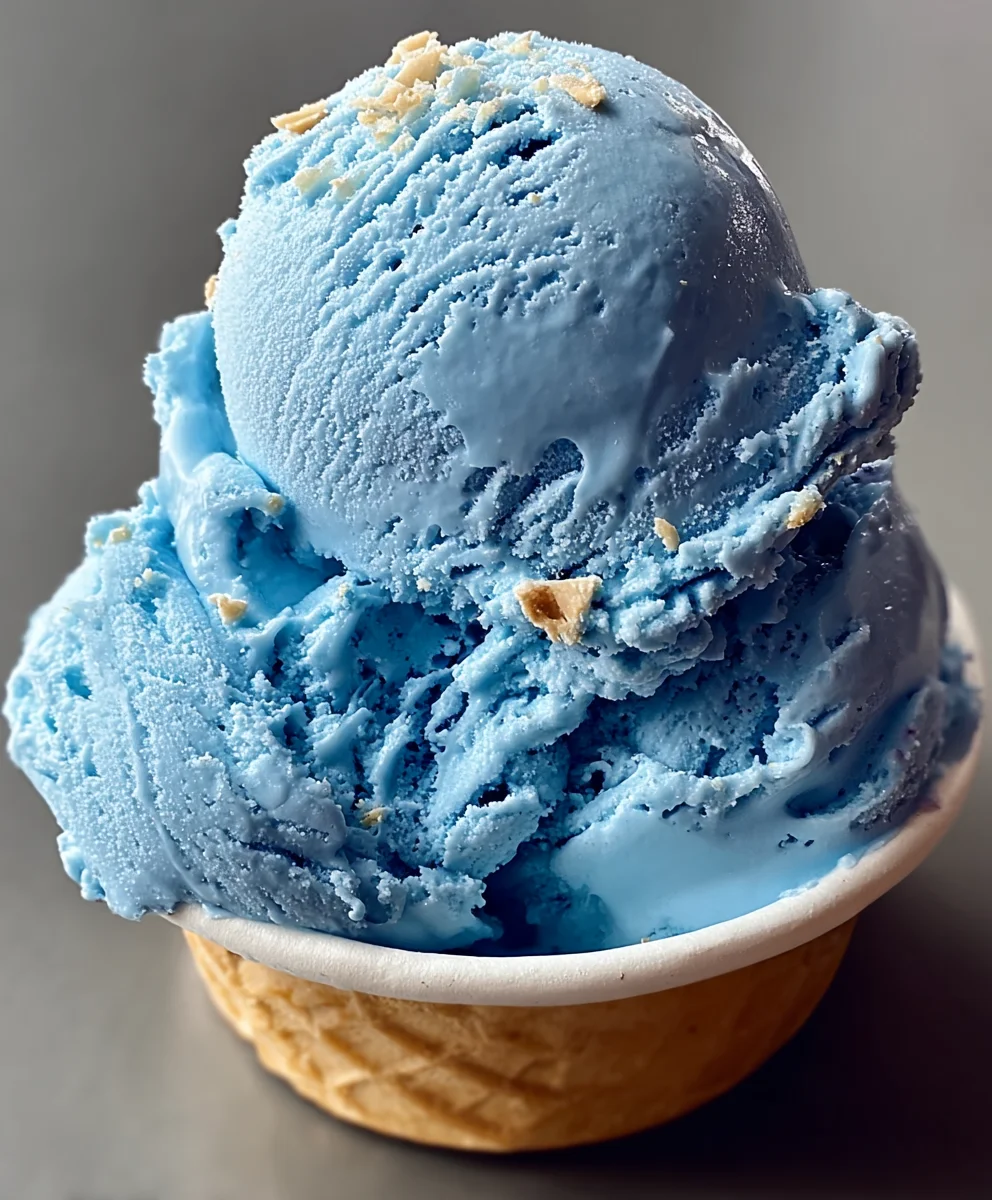 Blue Moon Ice Cream - Easy No-Churn Recipe
