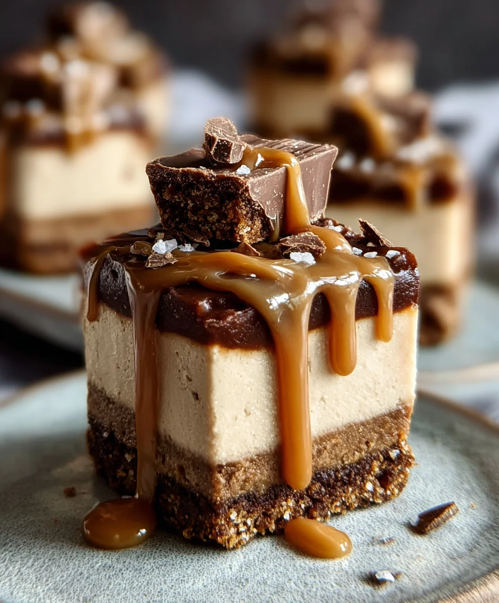 Raw Caramel Brownie Cheesecake Bliss