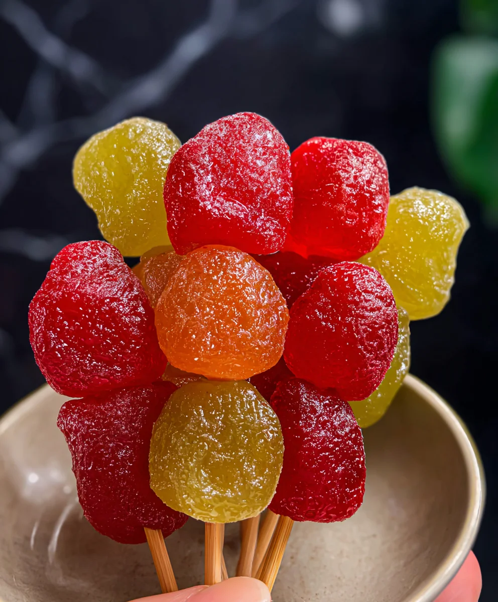 Easy Tanghulu Recipe Chinese Candied Fruit Delight