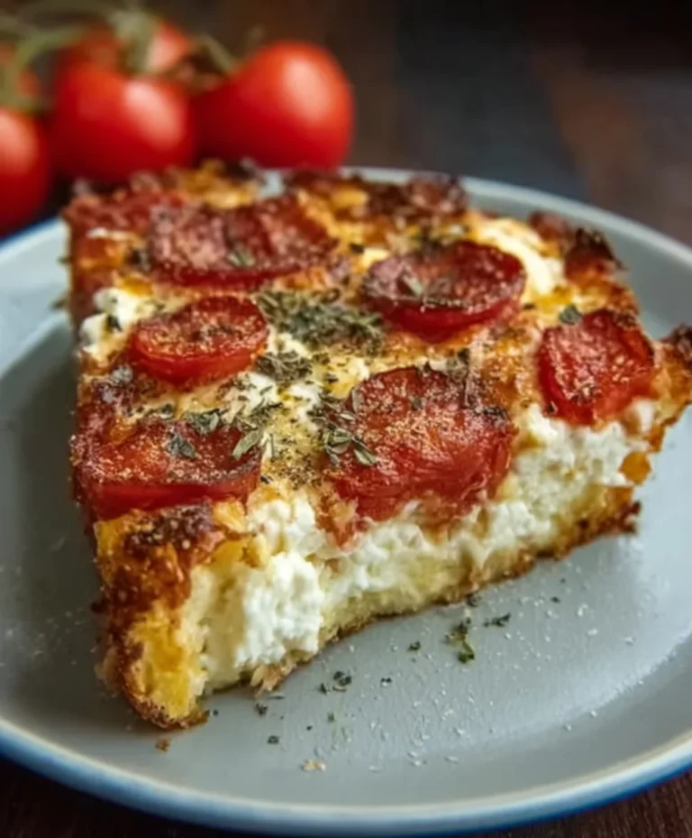 Pizza Cottage Cheese Bake – Easy & Delicious