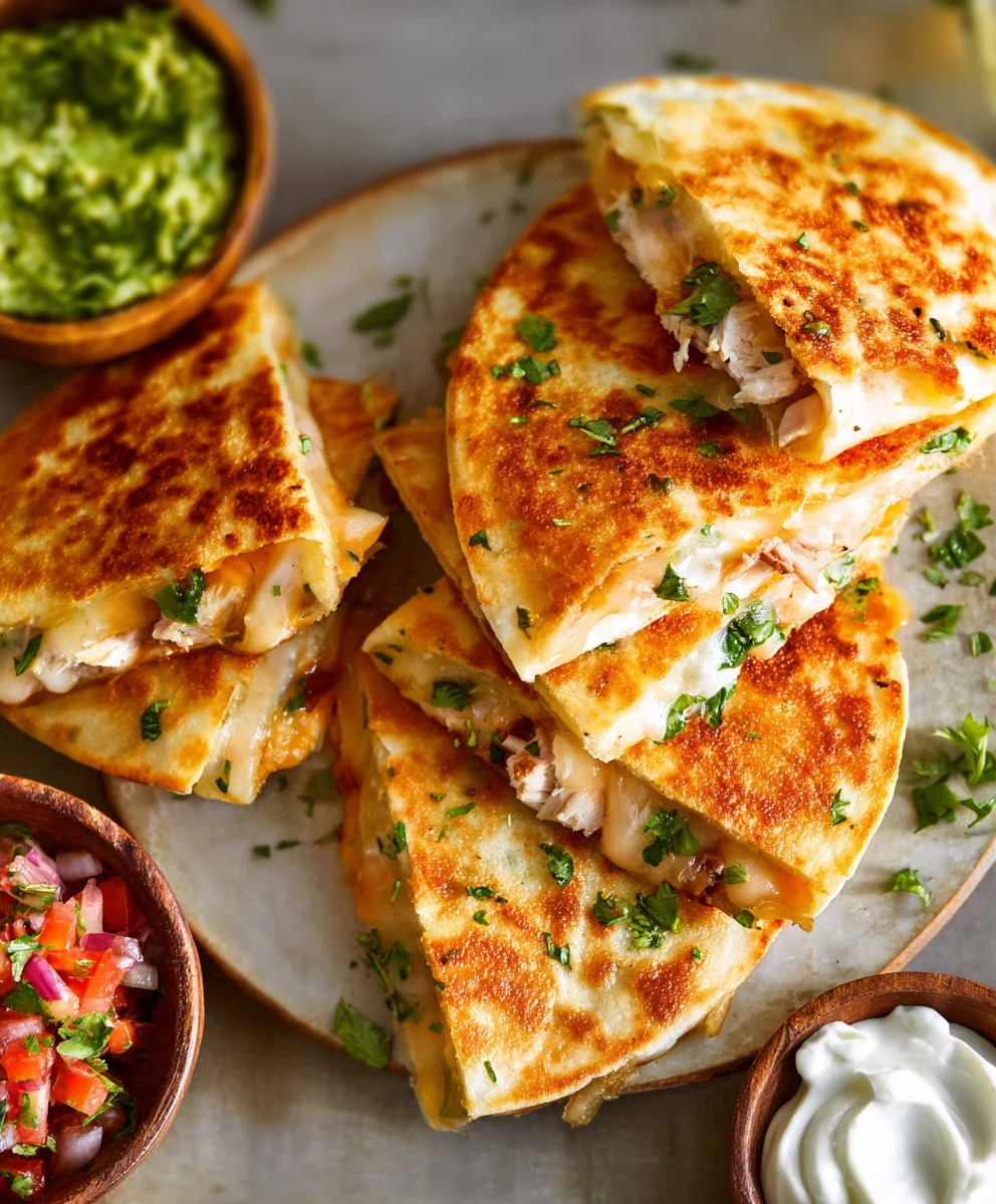 Easy Mini Chicken Quesadillas - Quick & Delicious Snack