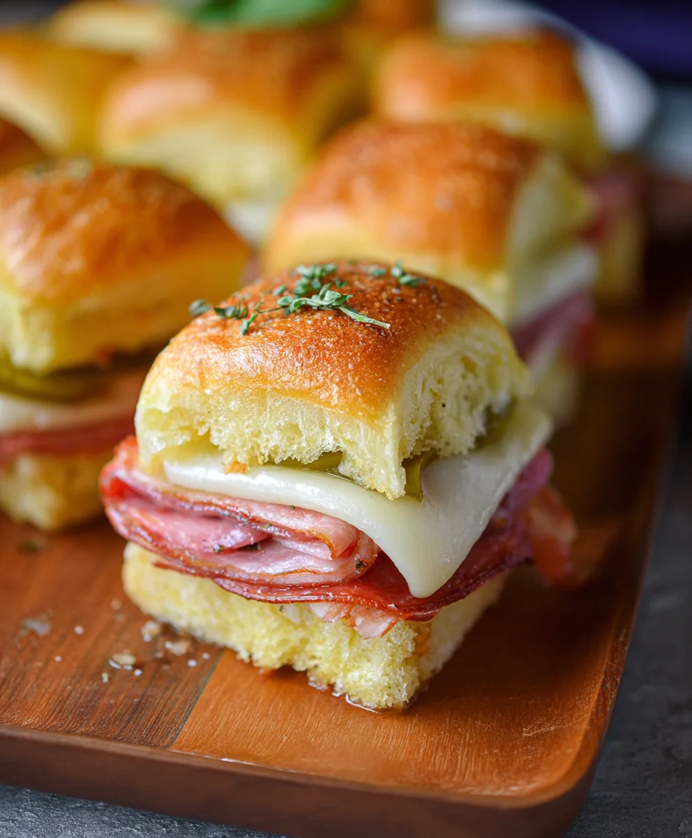 Spicy Beef Italian Sub Sliders-Easy Appetizer