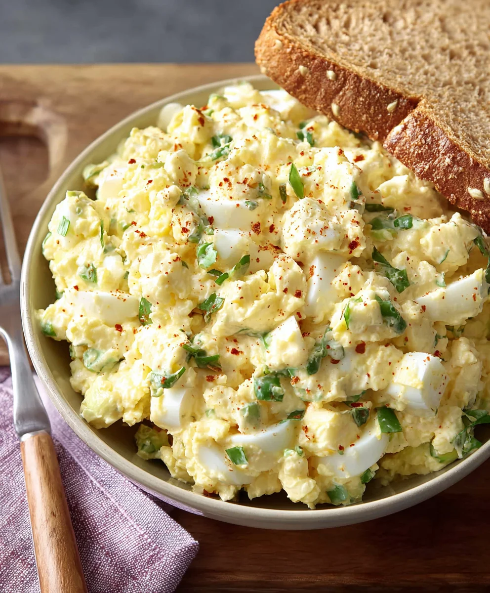 Simple Cottage Cheese Egg Salad-Easy Recipe