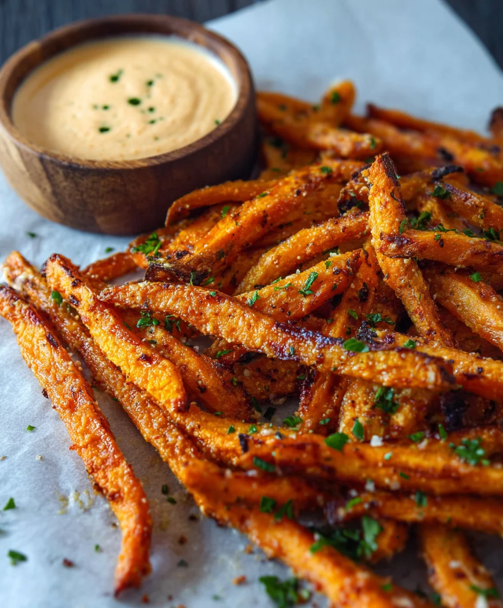 Baked Carrot Fries with Paprika Garlic Aioli