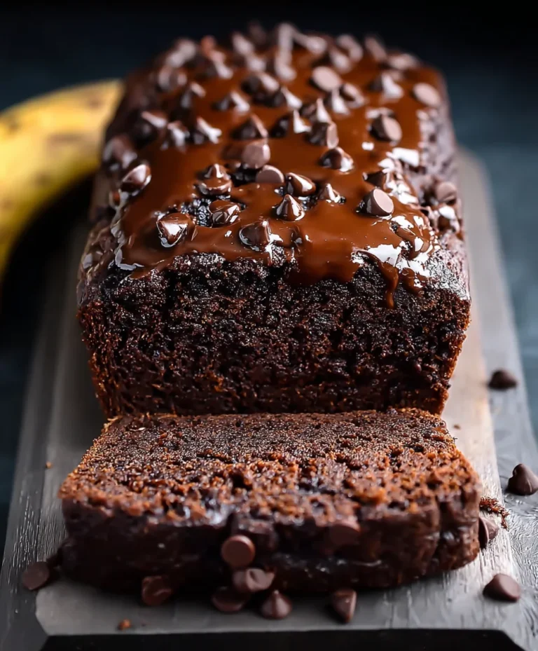 Healthy Chocolate Banana Bread-Guilt Free Treat