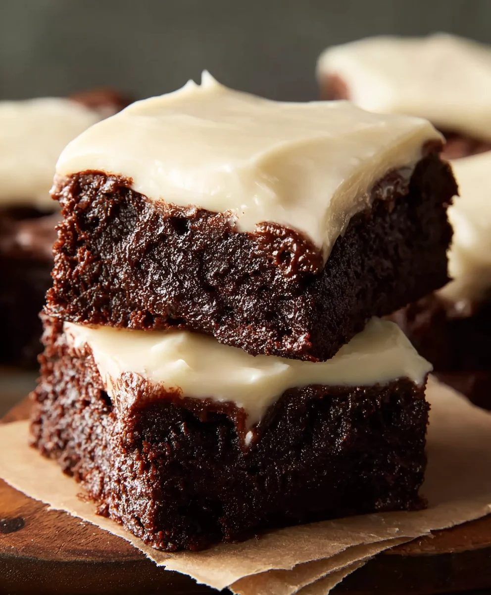 Decadent Brownies with Cream Cheese Frosting Recipe
