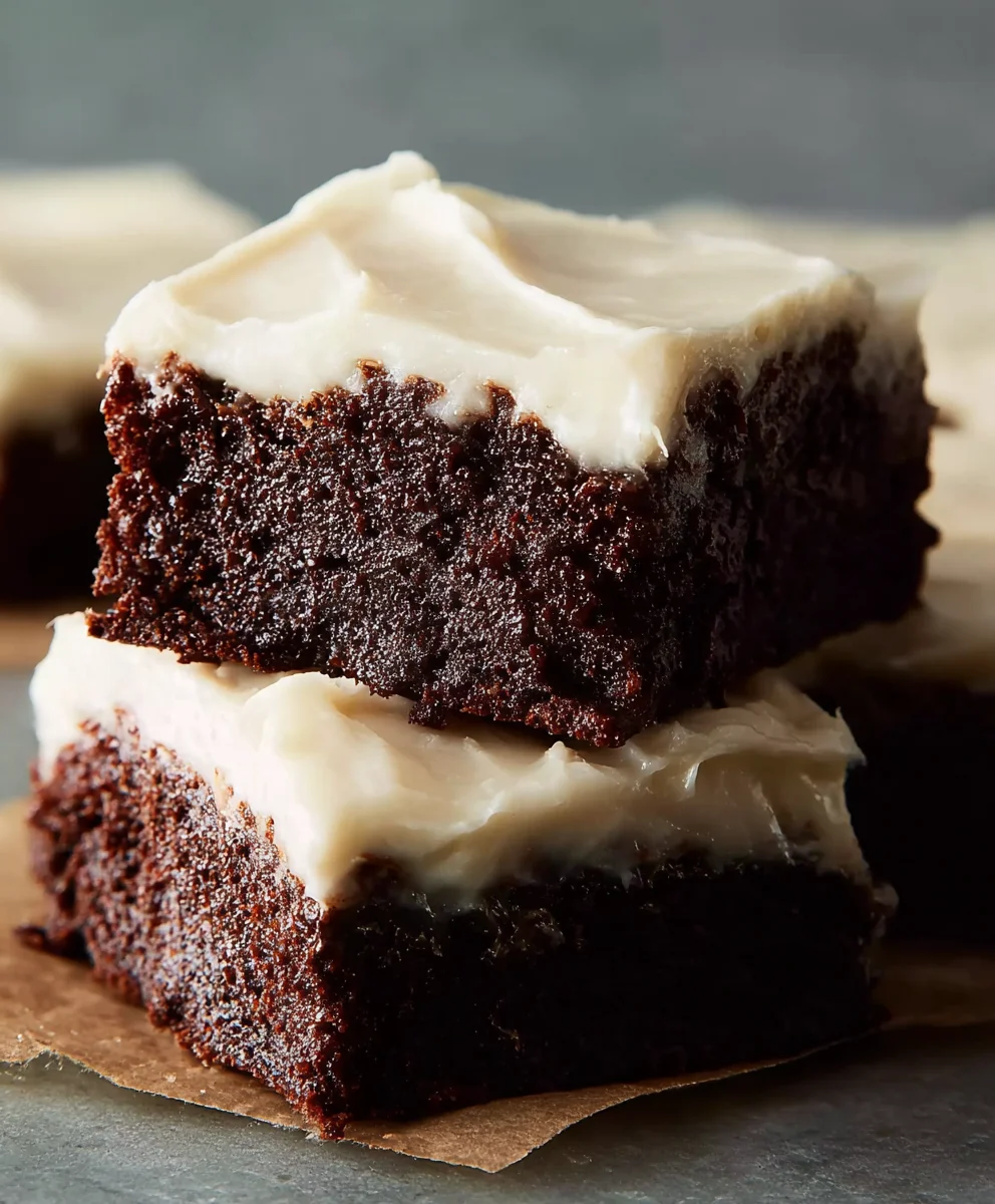 Decadent Brownies with Cream Cheese Frosting Recipe
