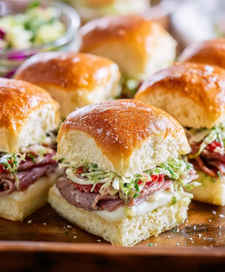 Beef Italian Grinder Sliders – Quick & Delicious Party Bites