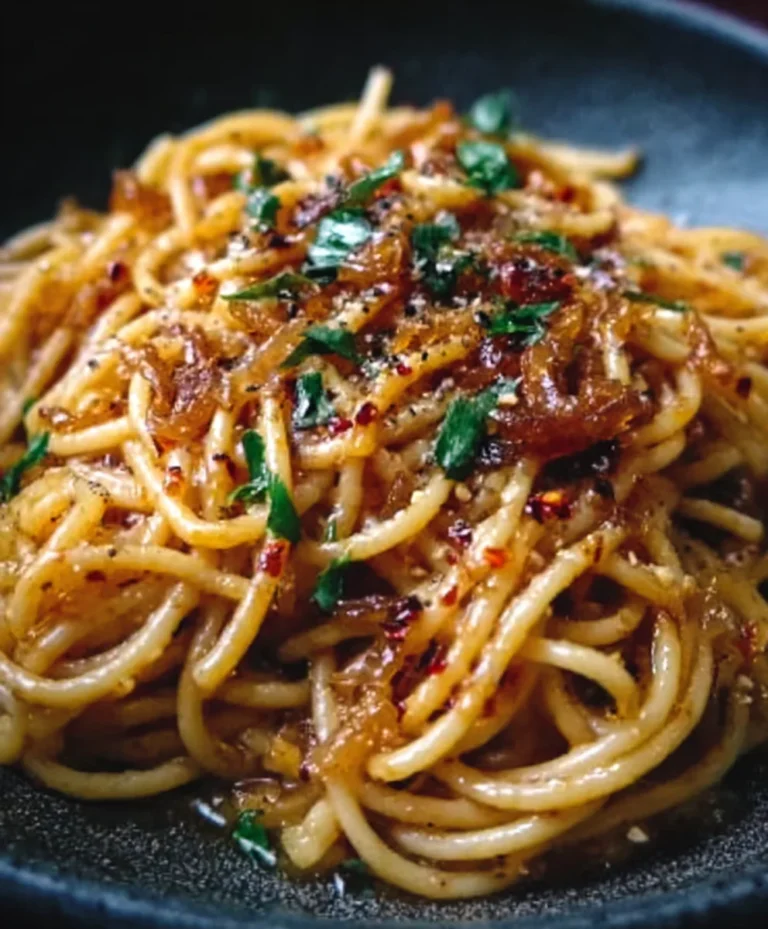Caramelized Onion Pasta Chili Oil Flavor Bomb