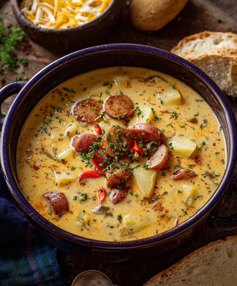 Hearty Cajun Potato Soup - Easy & Flavorful