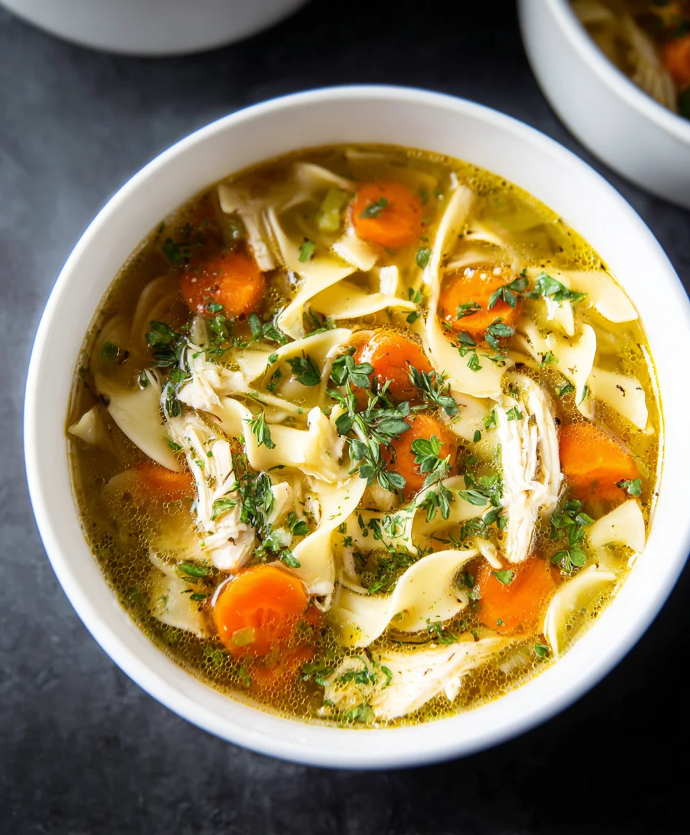 Best Chicken Noodle Soup Egg Noodles - Comfort Food