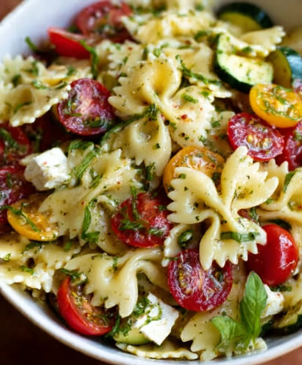 Delicious Bow Tie Pasta Salad - Easy & Fresh Recipe