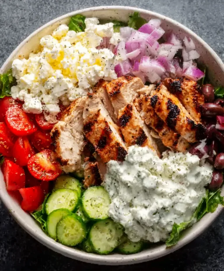Easy Greek Chicken Bowls- Flavorful & Healthy Meal