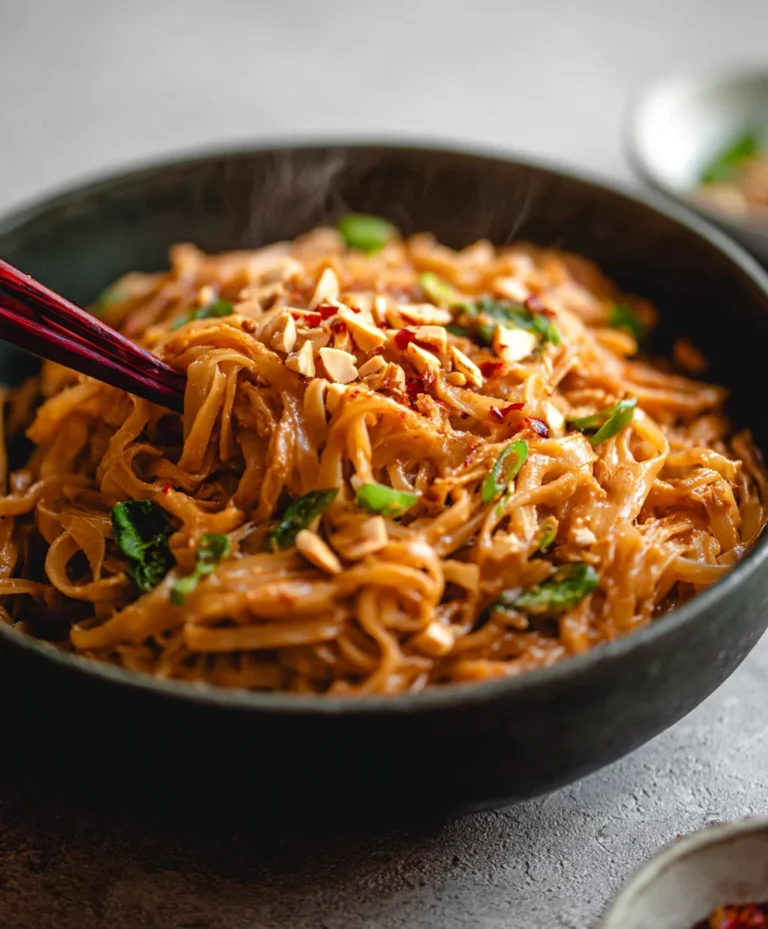 Spicy Peanut Butter Noodles – Quick & Easy Recipe