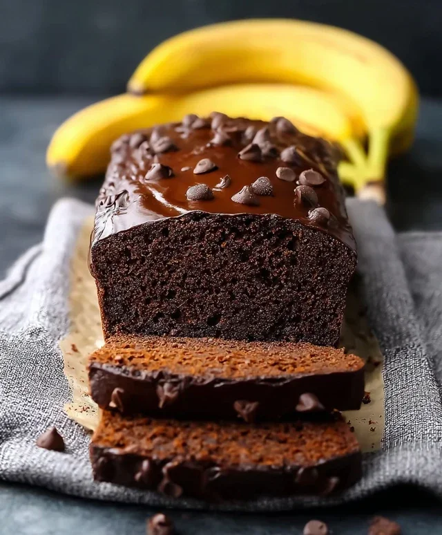 Healthy Chocolate Banana Bread