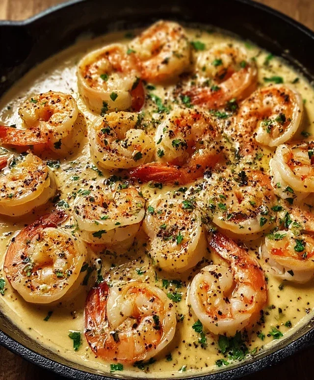 Creamy Garlic Shrimp