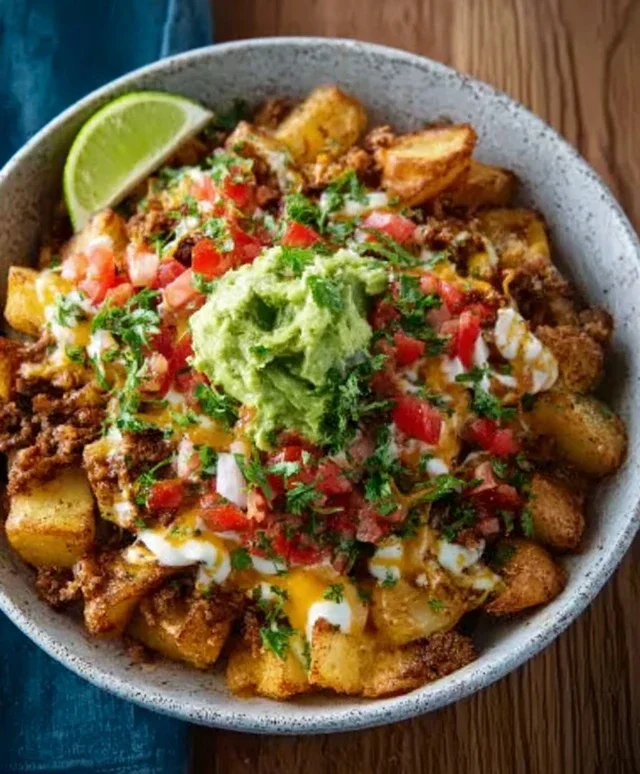 Loaded Potato Taco Bowl