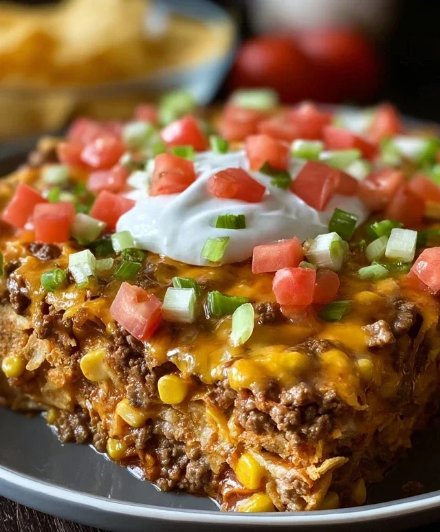 Walking Taco Casserole