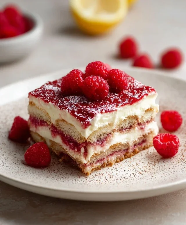 Raspberry Tiramisu