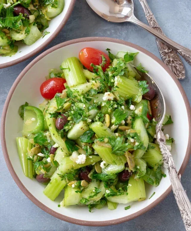 Mediterranean Celery Salad