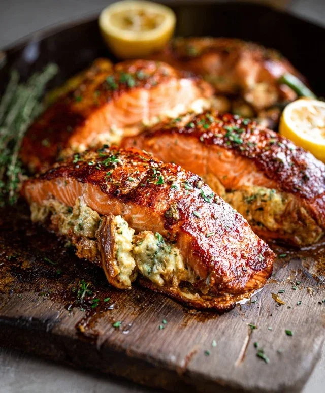 Stuffed Salmon