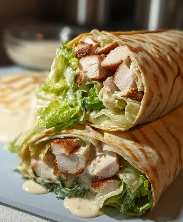 Chicken Caesar Wraps