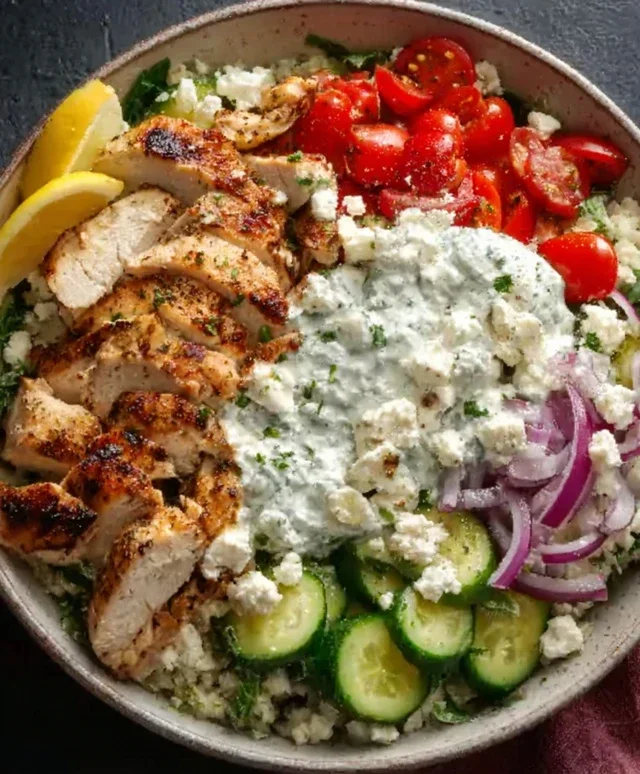 Greek Chicken Bowls