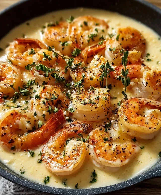 Creamy Garlic Shrimp