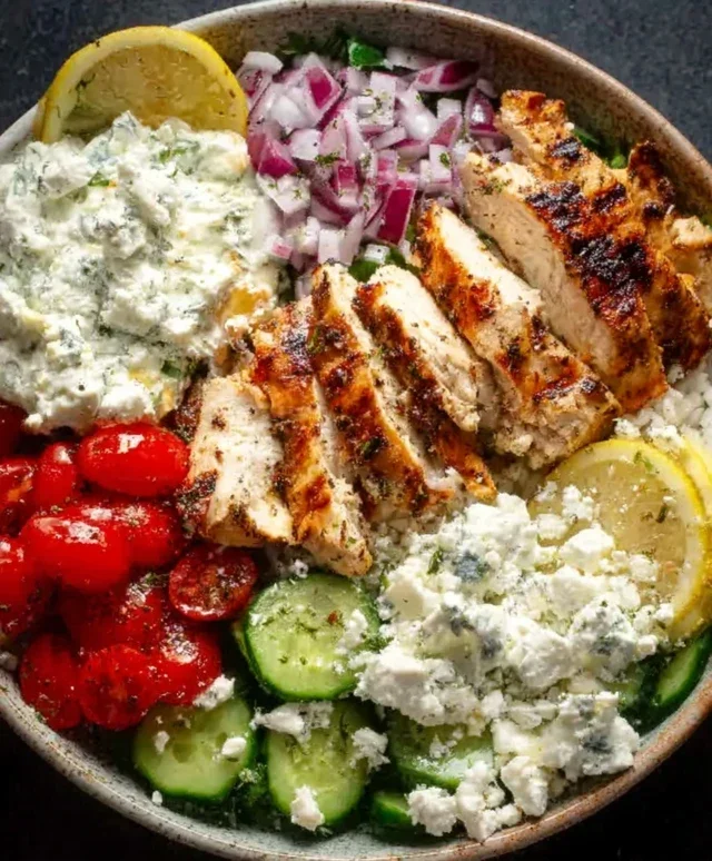 Greek Chicken Bowls