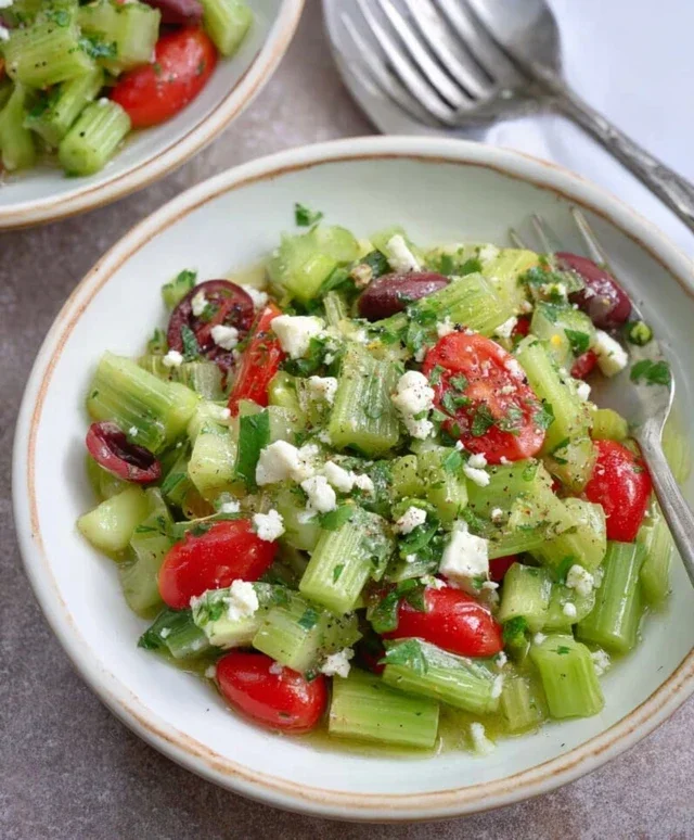 Mediterranean Celery Salad