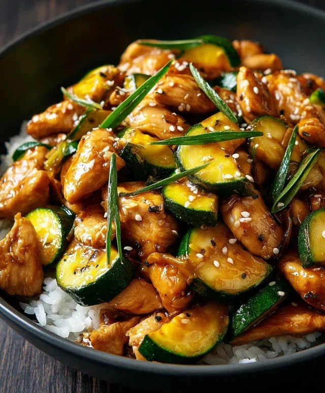 Chicken Zucchini Stir Fry