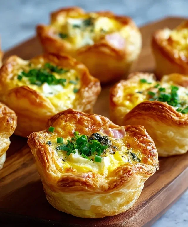 Savory Puff Pastry Cups