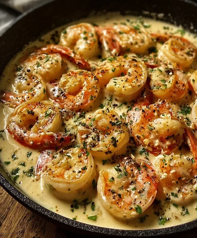 Creamy Garlic Shrimp