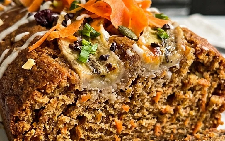 Dairy Free Carrot Cake Banana Bread