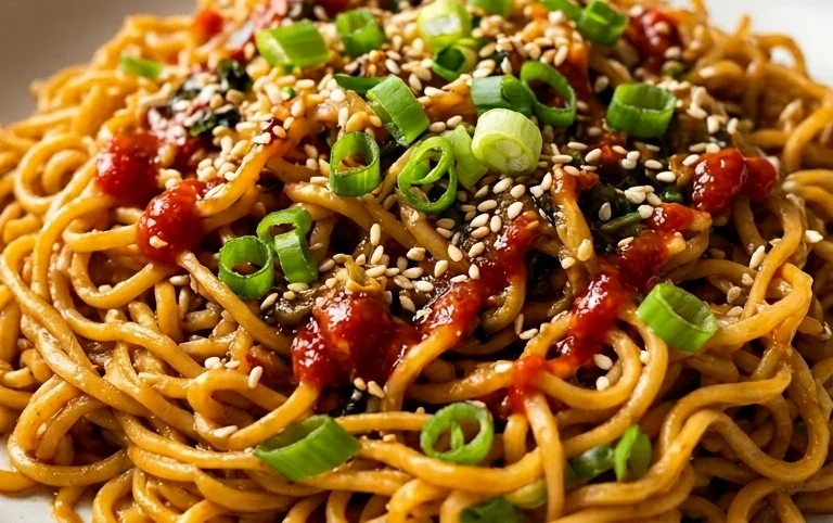 Easy Saucy Ramen Noodles