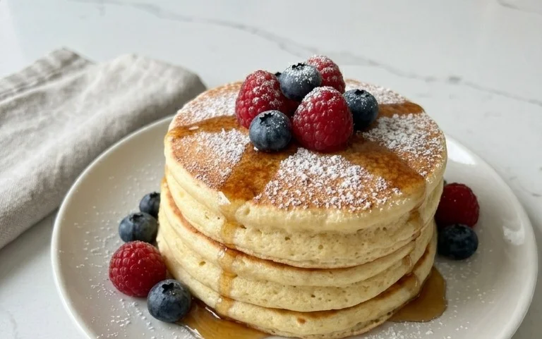 Fluffy Japanese Soufflé Pancakes