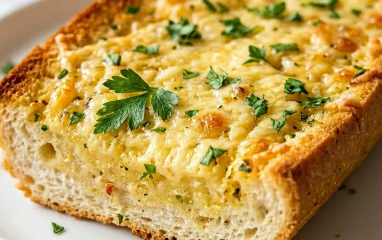 BEST CHEESY GARLIC BREAD RECIPE
