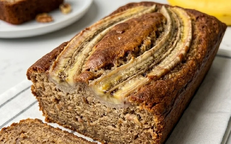 Healthy 5-Ingredient Flourless Banana Bread