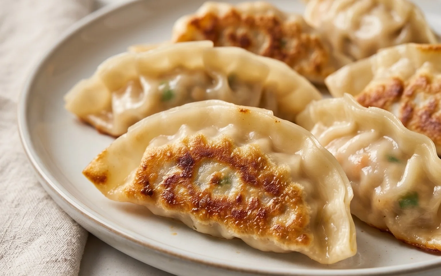 Chicken Potstickers (Pan Fried Dumplings)