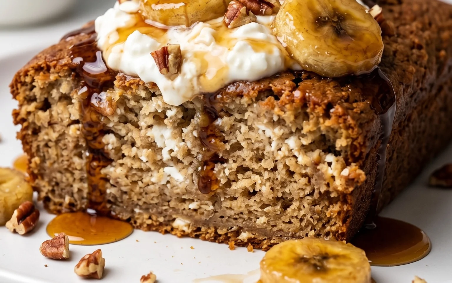 Cottage Cheese Banana Bread
