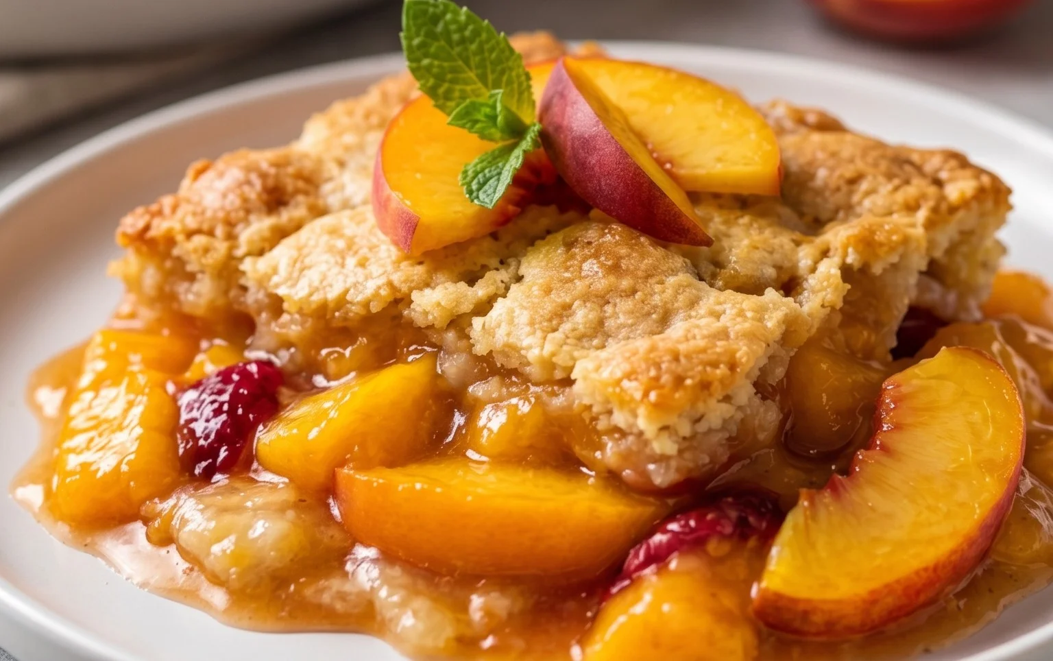 Fresh Peach Cobbler