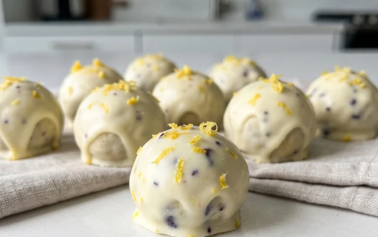LEMON BLUEBERRY TRUFFLES