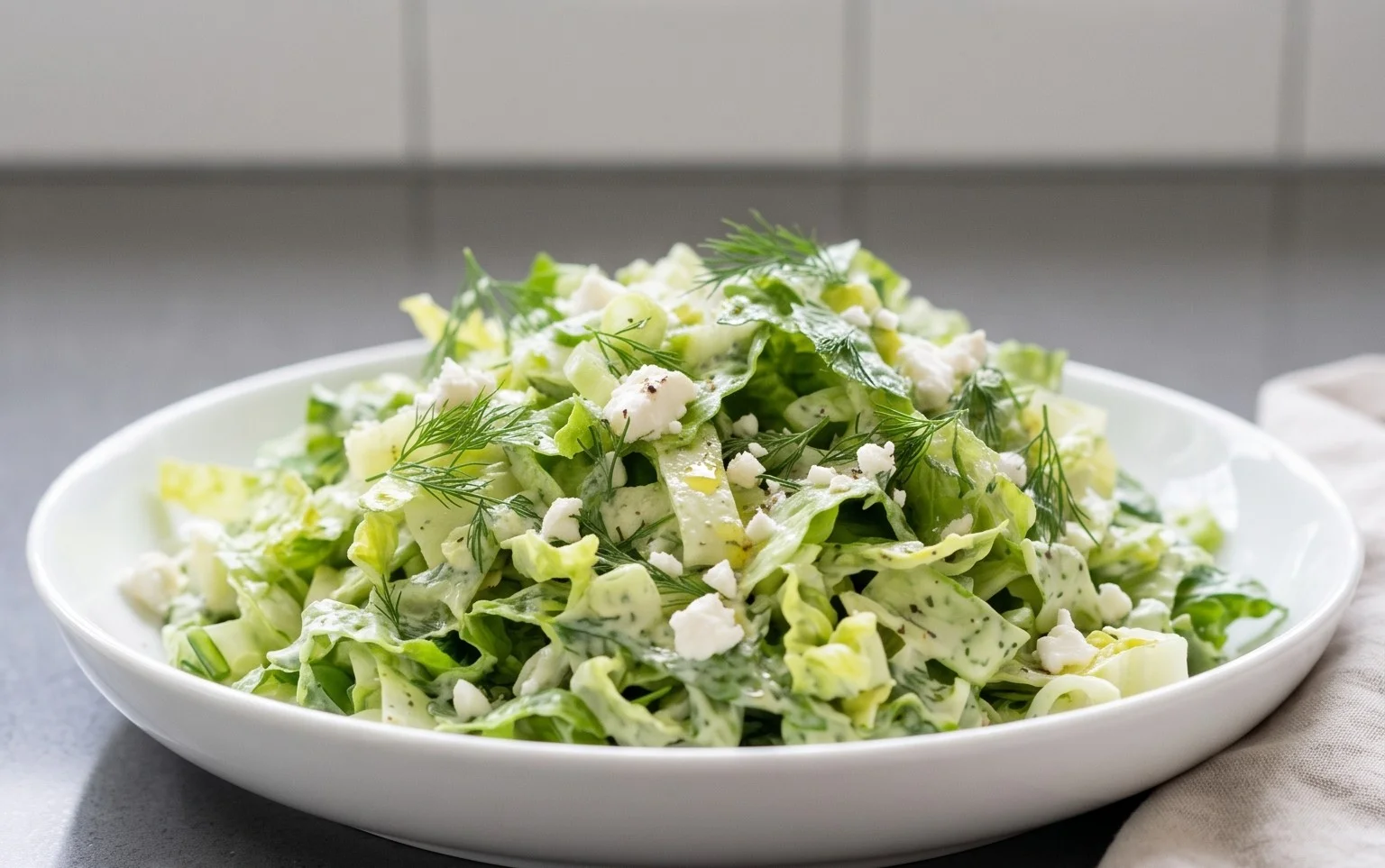 Maroulosalata (Greek Lettuce Salad)