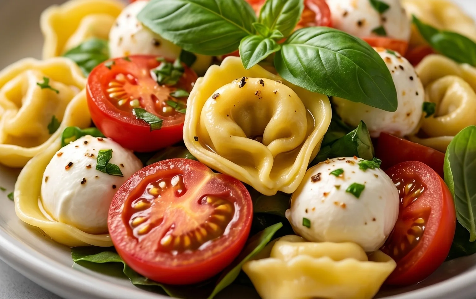 Tortellini Caprese Salad