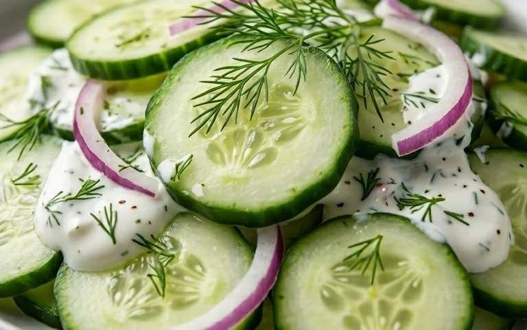 Polish Cucumber Salad