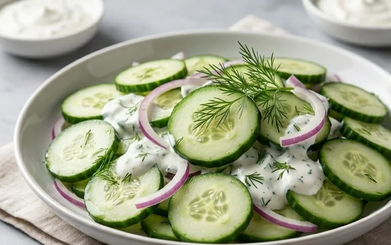 Polish Cucumber Salad