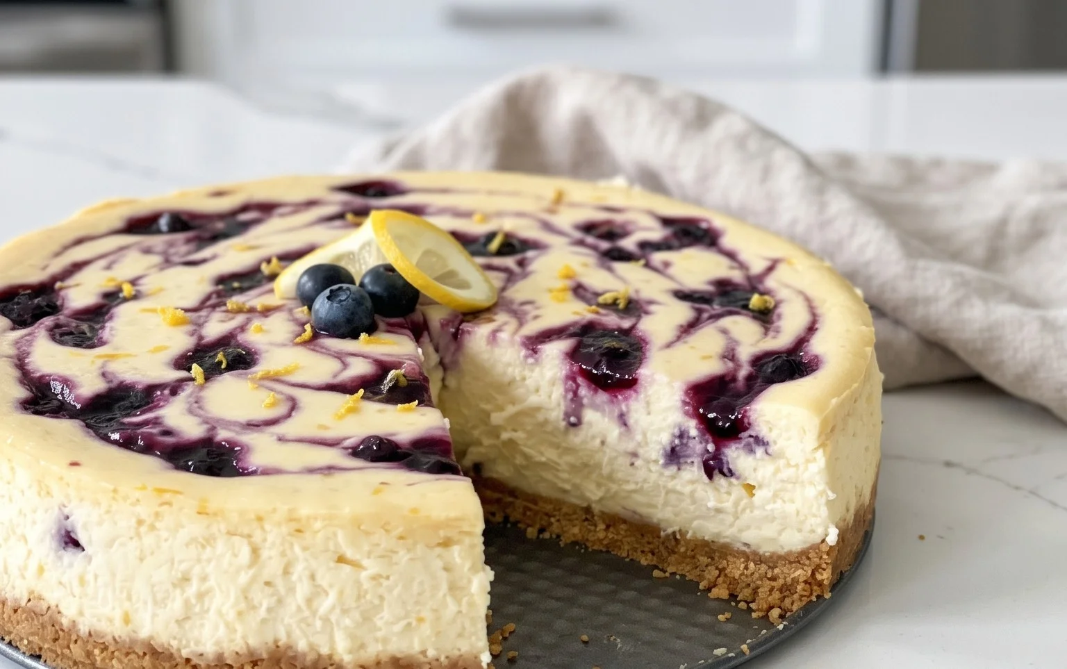Lemon Blueberry Cheesecake