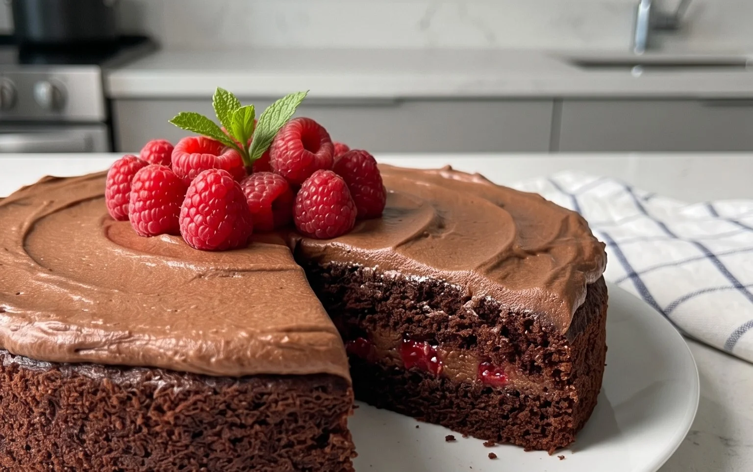 Chocolate Raspberry Cake